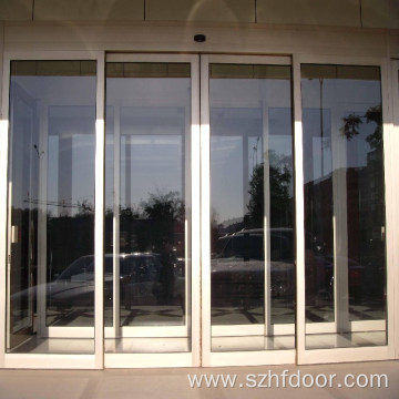 Sliding automatic glass door